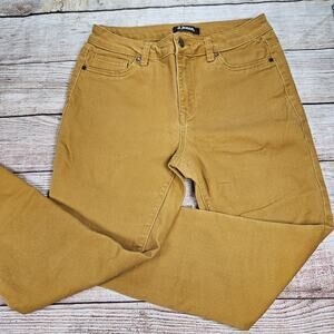 d Jeans Sz 6 Yellow Mustard Denim Skinny Jeans Stretchy W/Pockets